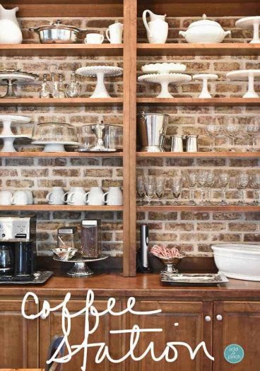 Our Little Coffee Station from addapinch.com