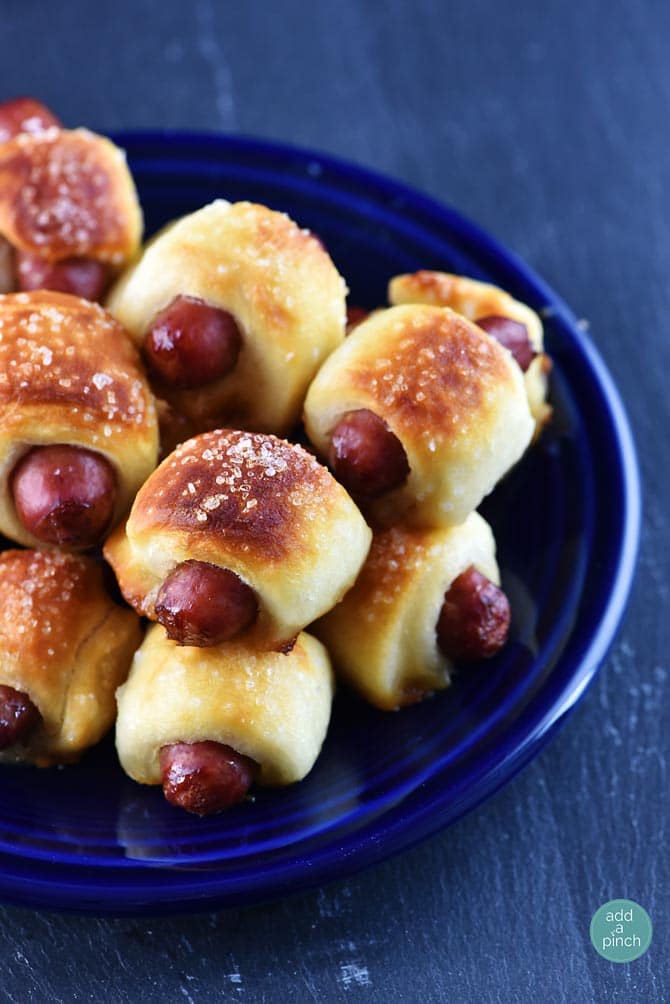 Pretzel Pigs in a Blanket Recipe Add a Pinch