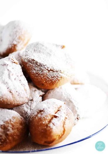 Beignets Recipe from addapinch.com