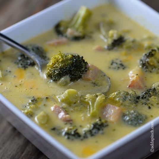Broccoli Cheese Soup Recipe - Add a Pinch