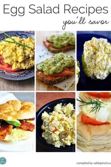 Egg Salad Recipes You'll Savor from addapinch.com