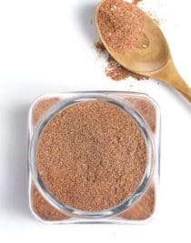 Homemade Taco Seasoning Recipe - This easy homemade taco seasoning mix is made with just five ingredients and with no preservatives! Great for tacos, fajitas, and so much more! // addapinch.com