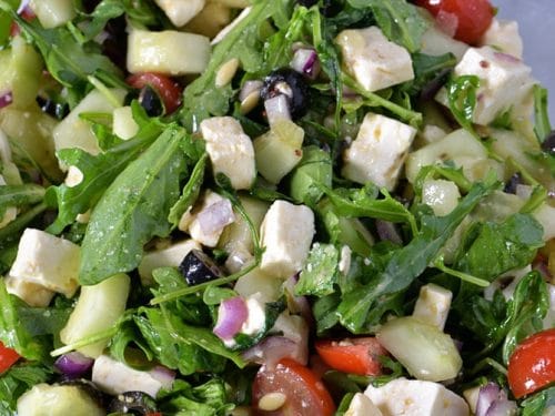 Featured image of post Steps to Make Greek Salad Recipes Feta Cheese