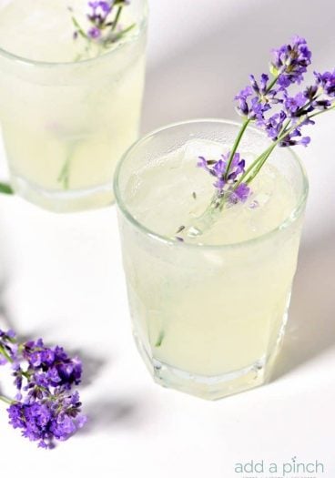 Lavender Lemonade Recipe from addapinch.com