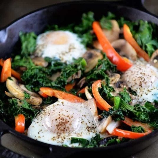 Kale Breakfast Skillet Recipe Add a Pinch