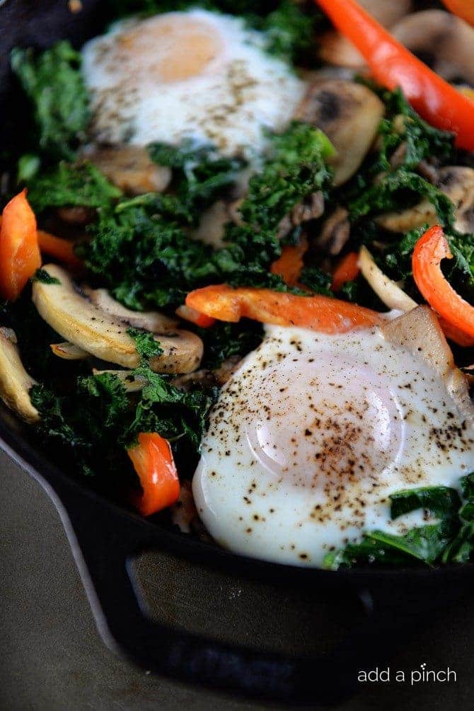 Kale Breakfast Skillet Recipe Add a Pinch
