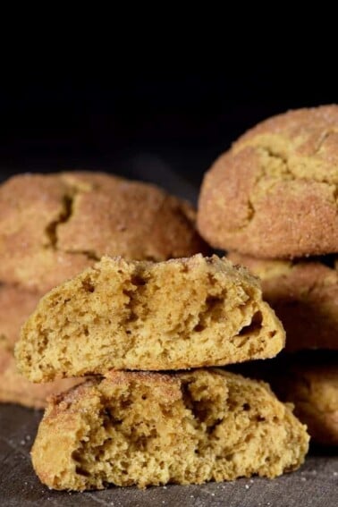 Pumpkin Snickerdoodles make the perfect soft, chewy and delicious cookie for fall! // addapinch.com