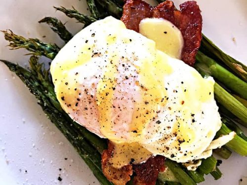 Easy Eggs Benedict With Asparagus Recipe Add A Pinch