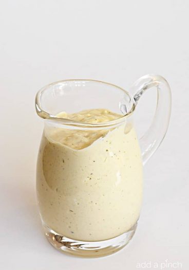 Classic Caesar Salad Dressing - Classic Caesar Dressing is creamy and delicious! A restaurant-style caesar salad dressing made at home! // addapinch.com