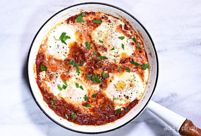 Eggs in Purgatory Recipe - Add a Pinch