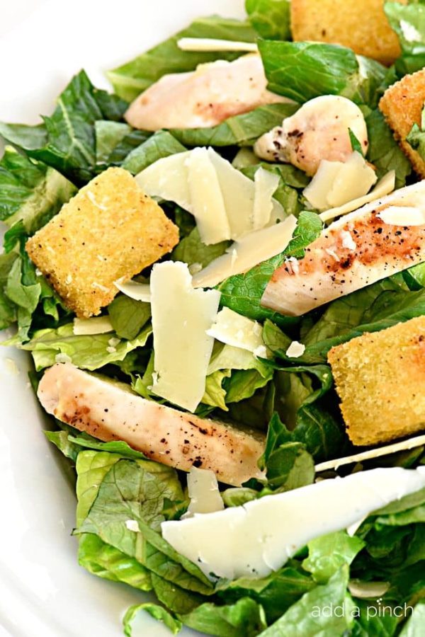 Easy Chicken Caesar Salad Recipe - Add a Pinch