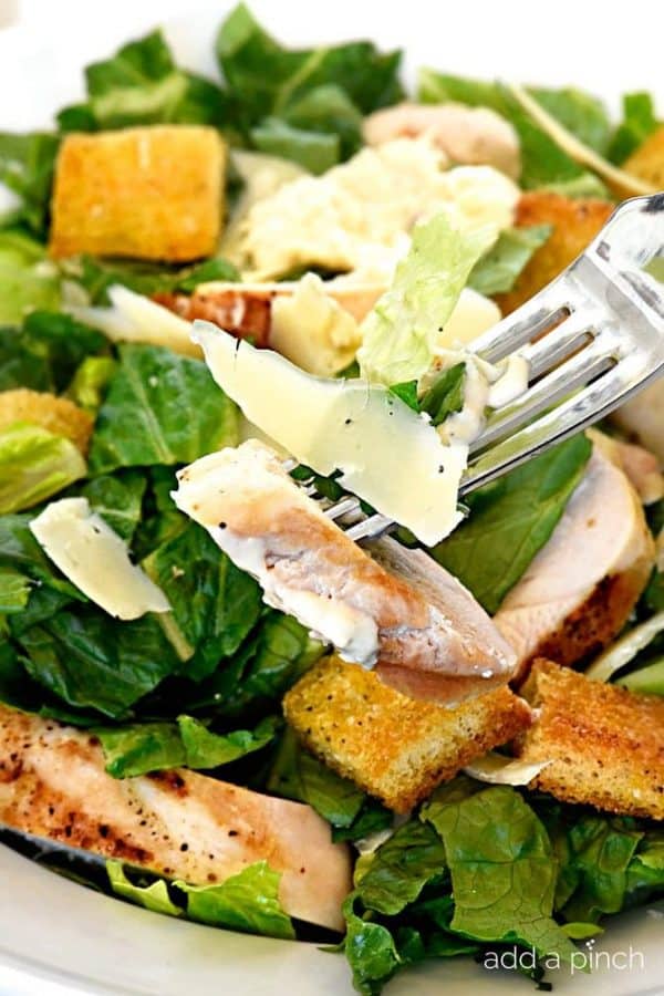 Easy Chicken Caesar Salad Recipe Add A Pinch 