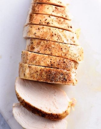 Simple Baked Chicken Breast Recipe - Learning how to make baked chicken breast just got simple with this foolproof recipe. Ready and on the table in less than 30 minutes, but perfect to make-ahead for busy weeknights, too! // addapinch.com