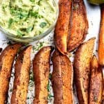 Avocado Dip (Avocado Crema) Recipe - This avocado dip recipe is quick, easy and delicious! It comes together in five minutes and is delicious served with so many dishes! // addapinch.com
