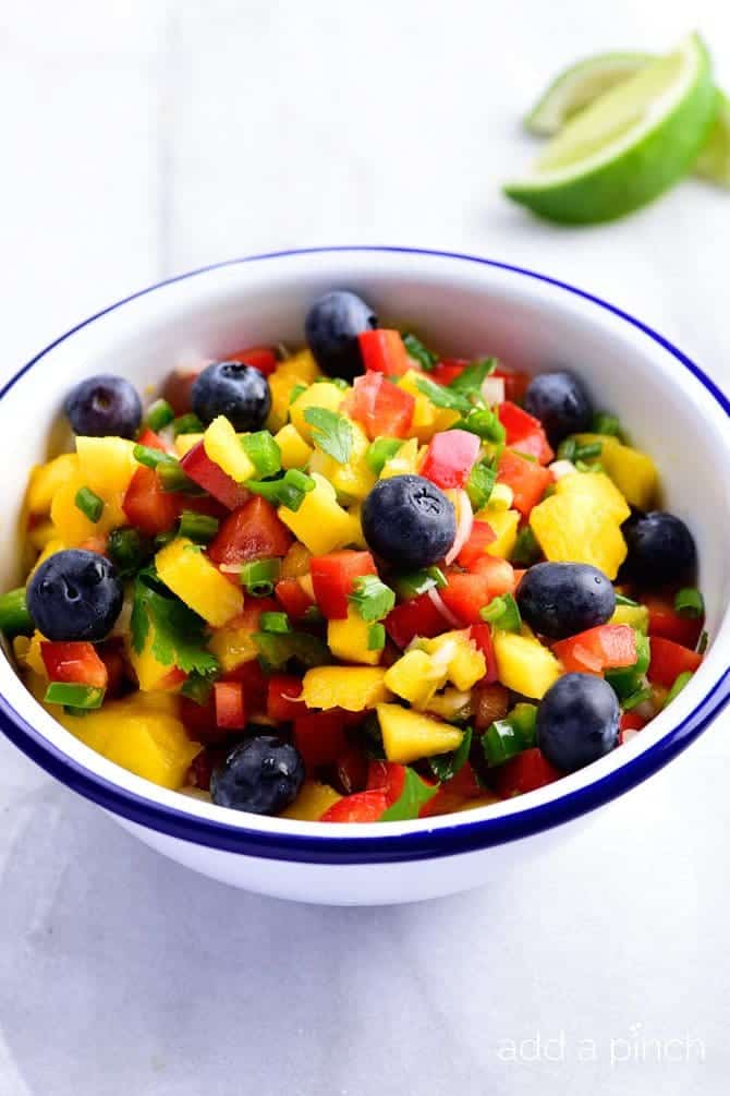 Mango Blueberry Salsa Recipe Add A Pinch