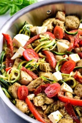 One Pan Pesto Chicken Recipe - Add a Pinch