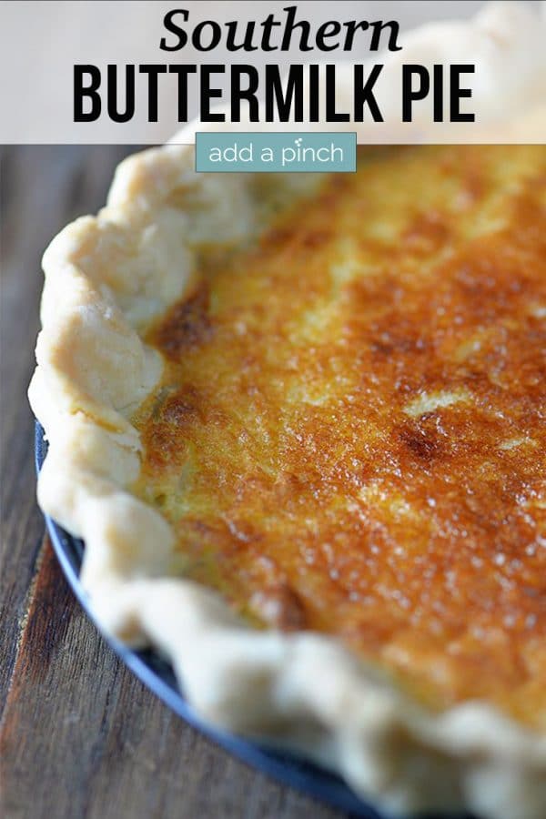 Buttermilk Pie Recipe - Add a Pinch