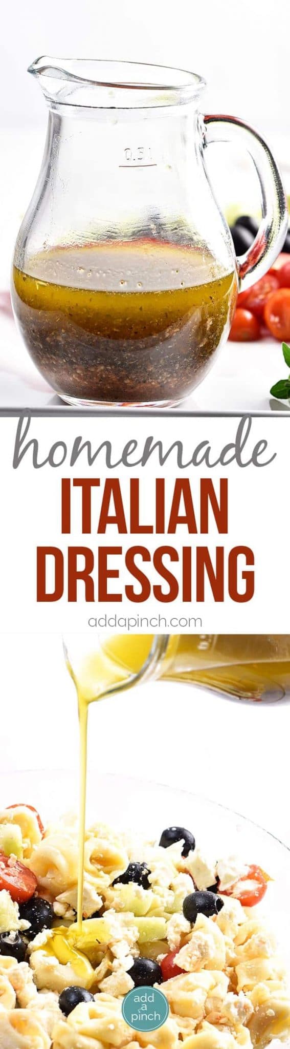 Easy Homemade Italian Dressing Recipe - Add a Pinch