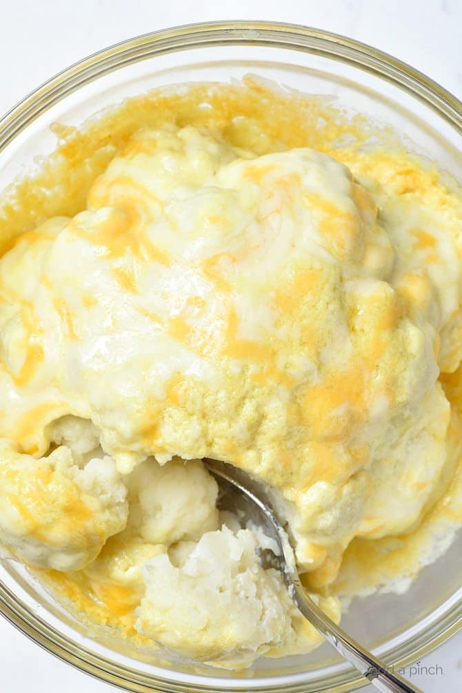 Easy Cheesy Cauliflower Recipe Add A Pinch