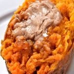 Instant Pot Sweet Potatoes Recipe - Cooking sweet potatoes in an Instant Pot or other electric pressure cooker makes cooking sweet potatoes so quick and easy! Perfect for enjoying as baked sweet potatoes as a side dish or for cooking to use in sweet potato casserole and so many other dishes! // addapinch.com