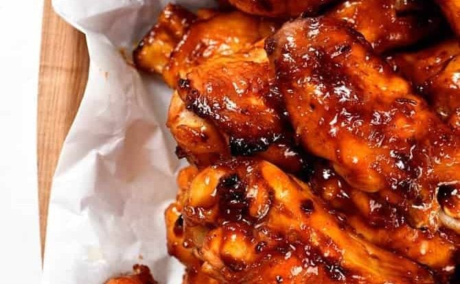 Baked Korean Chicken Wings Recipe - Chicken Wings are always a favorite appetizer, snack, or even an entree! These sweet and spicy baked Korean chicken wings will quickly become a favorite for all of your gatherings! // addapinch.com