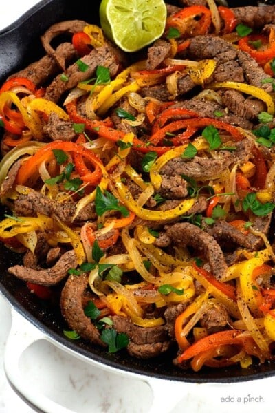 Steak Fajitas Recipe - Add a Pinch