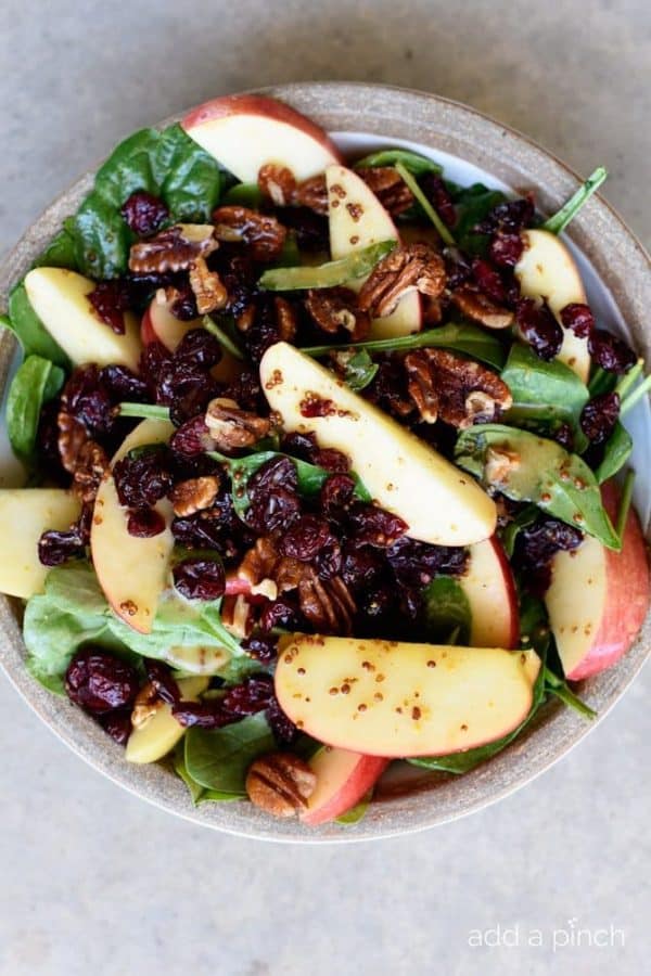 Apple Cranberry Spinach Salad Recipe - Add a Pinch