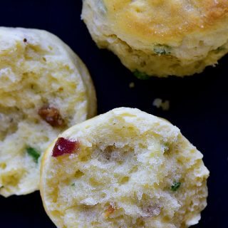 Easy Bacon Green Onion Biscuits Recipe - These Bacon Green Onion Biscuits make a delicious addition to any meal. Made with just five ingredients, they are just perfect served with a soup or salad, too! // addapinch.com