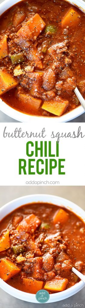 Butternut Squash Chili Recipe - Add a Pinch