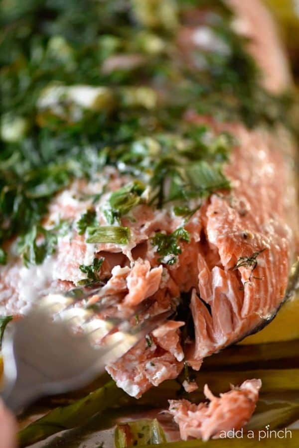 Herb Crusted Salmon In Foil Recipe Add a Pinch