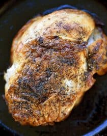 Roasted Turkey Breast Recipe - Making a Roasted Turkey Breast recipe is simpler and takes less time than roasting an entire turkey! Perfect for serving smaller groups for the holidays or even on a weekend! // addapinch.com