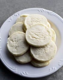 Slice and Bake Shortbread Cookies Recipe - Slice and Bake Shortbread Cookies make an easy and delicious cookie recipe. Made with just four ingredients these shortbread cookies are a great make ahead cookie for all sorts of occasions. // addapinch.com