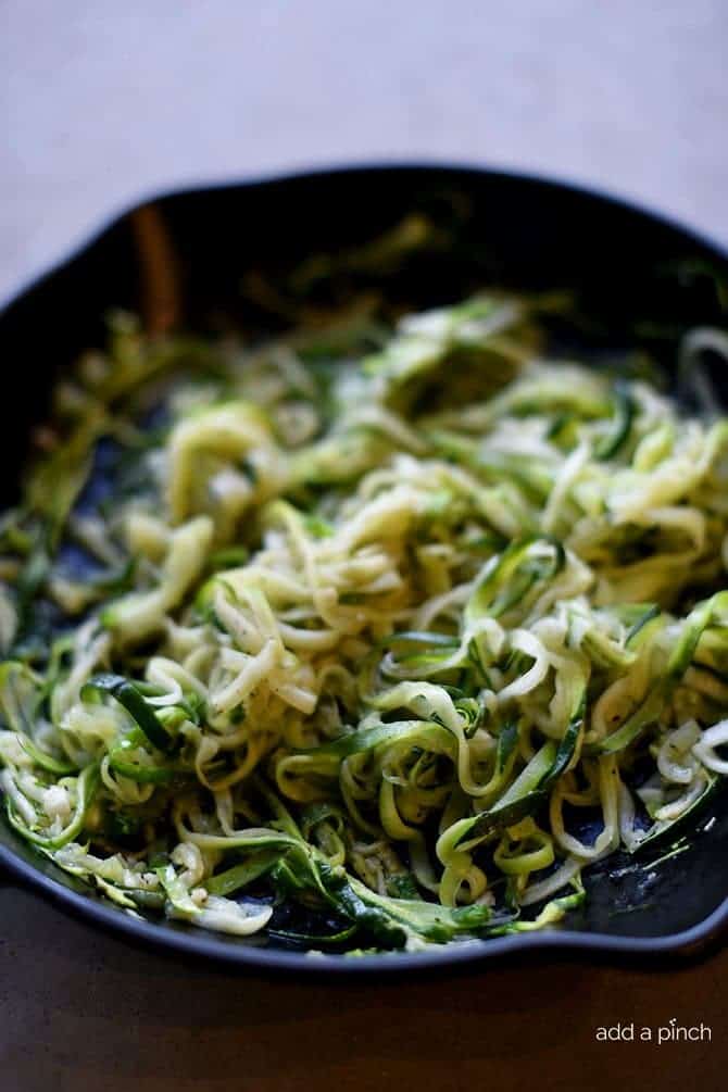 Spiralized Zucchini Pasta Recipe