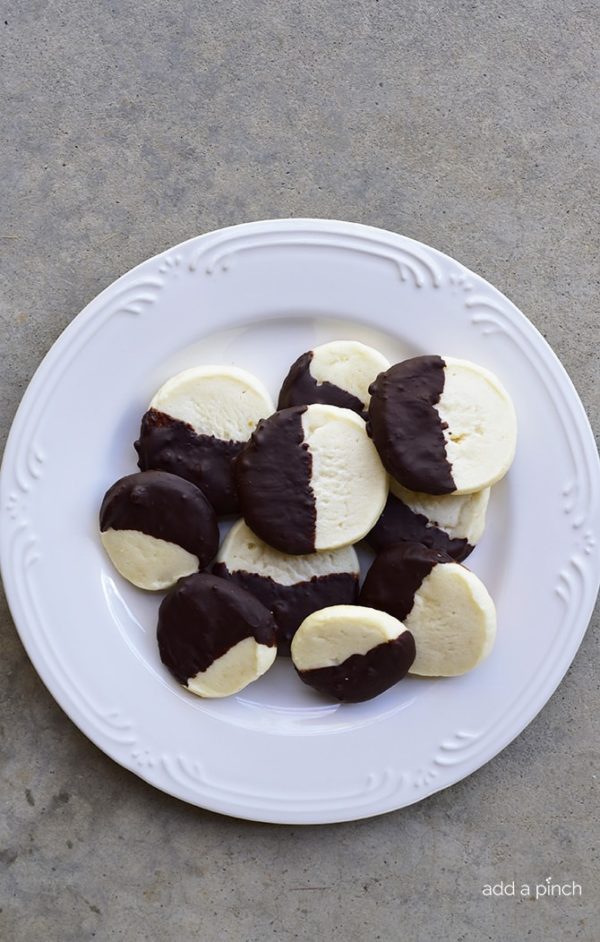 Chocolate Dipped Shortbread Cookies Recipe Add a Pinch