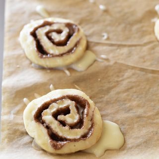 These Cinnamon Honey Bun Cookies make a delicious cookie perfect for your holiday cookie platter! // addapinch.com