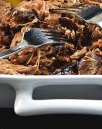 This Slow Cooker Balsamic Pork Roast makes for a family favorite meal that everyone will love. So simple and so full of flavor! // addapinch.com