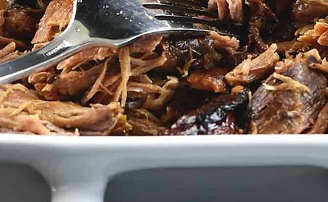 This Slow Cooker Balsamic Pork Roast makes for a family favorite meal that everyone will love. So simple and so full of flavor! // addapinch.com