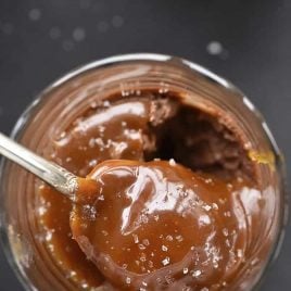 Chocolate Pots de Creme with Salted Caramel Sauce Recipe - This Chocolate Pots de Creme with Salted Caramel Sauce recipe makes a delicious, no bake dessert! Easy make ahead instructions for even easier entertaining! // addapinch.com