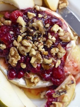 Warm Brie with Honeyed Fruit Compote Recipe