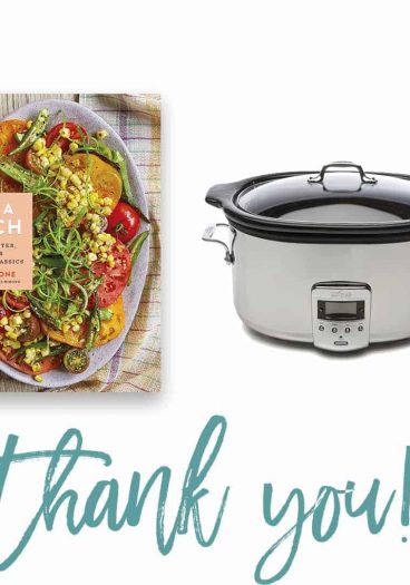 Add a Pinch Cookbook + All Clad Slow Cooker Giveaway! // addapinch.com