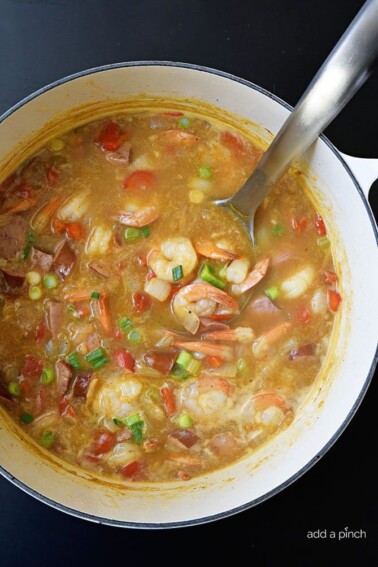 Easy Shrimp and Sausage Gumbo Recipe - Add a Pinch