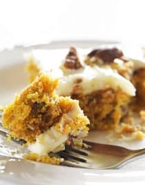 Easy Carrot Cake Sheet Cake Recipe - This Easy Carrot Cake Sheet Cake recipe comes together easily and bakes into a beautiful, delicious carrot cake! Topped with a fluffy cream cheese frosting, this carrot cake is one everyone asks for the recipe! // addapinch.com