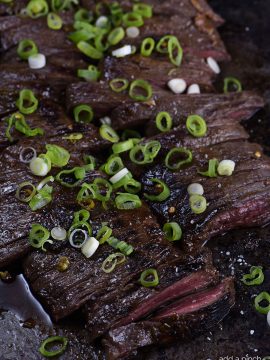 Honey Soy Skirt Steak Recipe