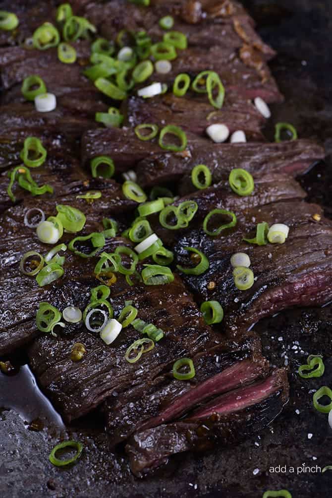 Freezing marinated outlet steak