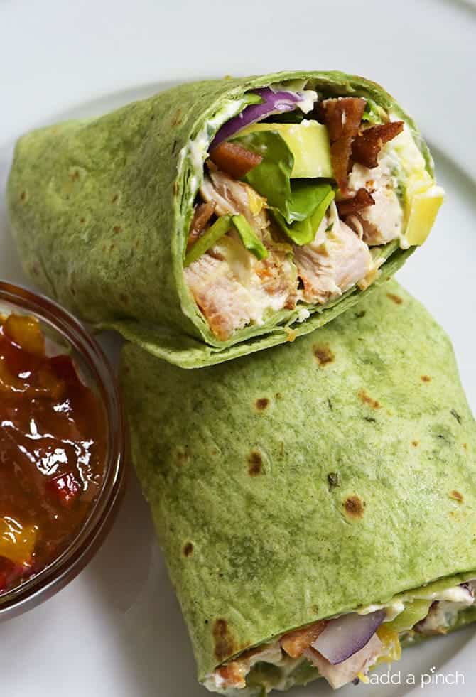 Healthy Chicken Wrap - Green Healthy Cooking