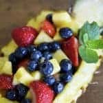 Honey Lime Fruit Salad Recipe - Made with your favorite fruits with a delicious dressing, this honey lime fruit salad is always a favorite! // addapinch.com