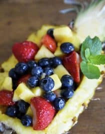Honey Lime Fruit Salad Recipe - Made with your favorite fruits with a delicious dressing, this honey lime fruit salad is always a favorite! // addapinch.com