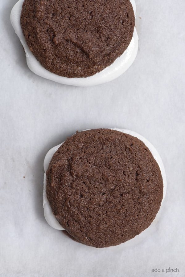 Chocolate Marshmallow Sandwich Cookies Recipe Add a Pinch