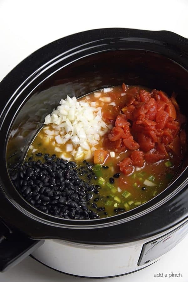 Slow Cooker Black Bean Soup Recipe - Add a Pinch