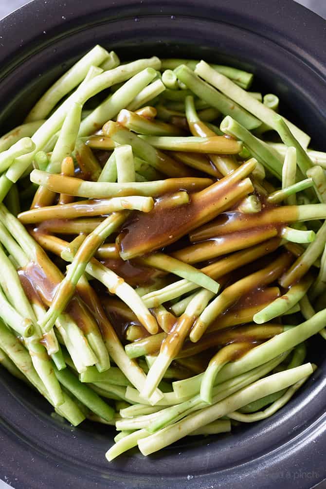 Slow Cooker Green Beans - Slow Cooker Gourmet